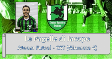 Le Pagelle di Jacopo: Ateam Futsal - CST 2-3