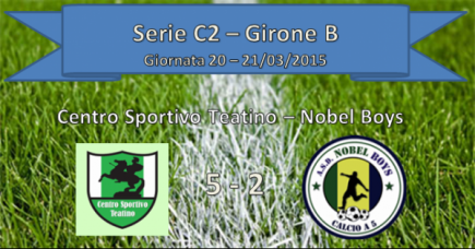 CST-Nobel Boys 5-2: Salvezza raggiunta!