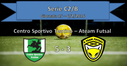 Riscatto CST: Ateam sconfitta 5 a 3